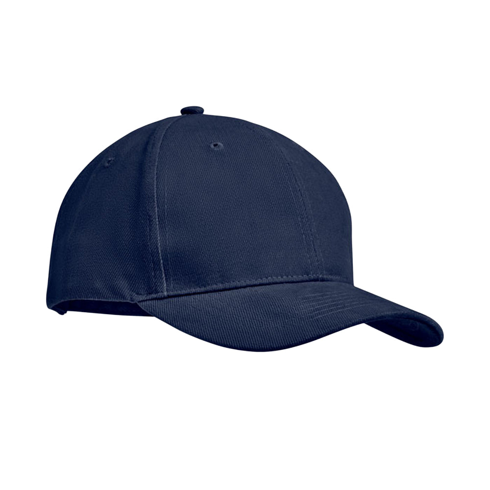 Blue - Front - MidOcean Tekapo Heavy Brushed Cotton Baseball Cap