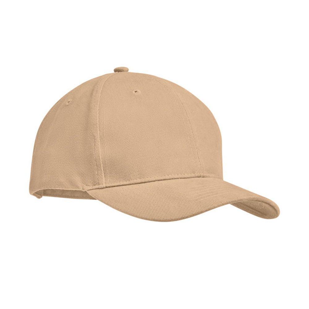 Beige-Beige - Front - MidOcean Tekapo Heavy Brushed Cotton Baseball Cap
