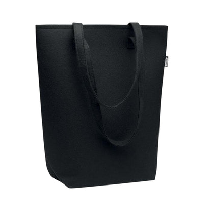 Black - Lifestyle - MidOcean Nata RPET Felt Shopper Bag