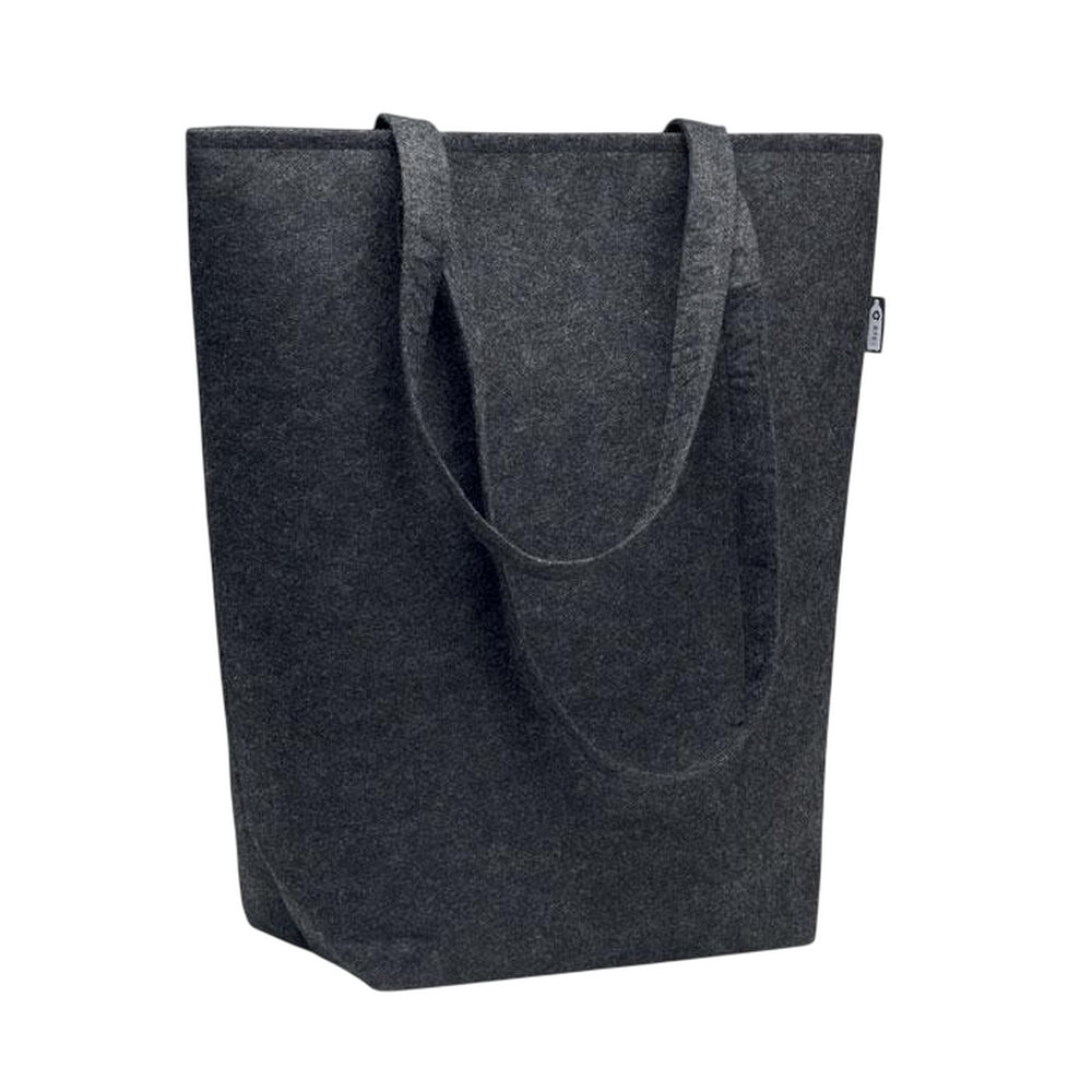 Stone Grey - Lifestyle - MidOcean Nata RPET Felt Shopper Bag