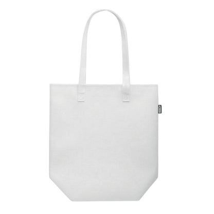 White - Front - MidOcean Nata RPET Felt Shopper Bag