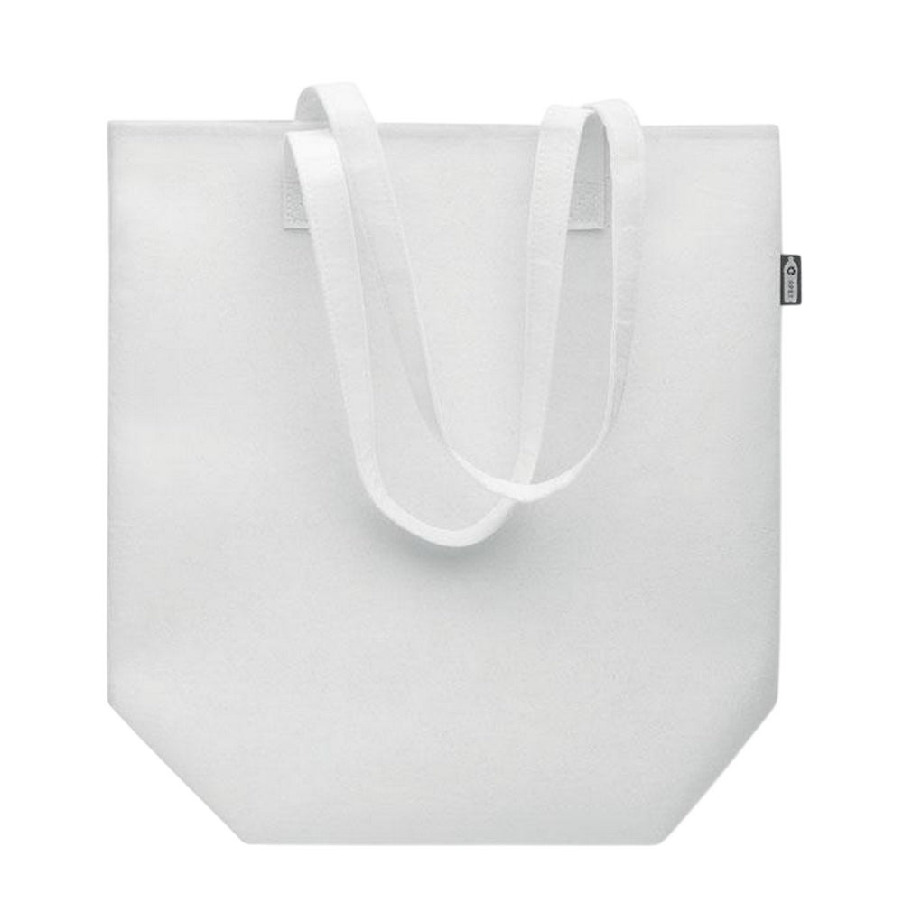 White - Back - MidOcean Nata RPET Felt Shopper Bag