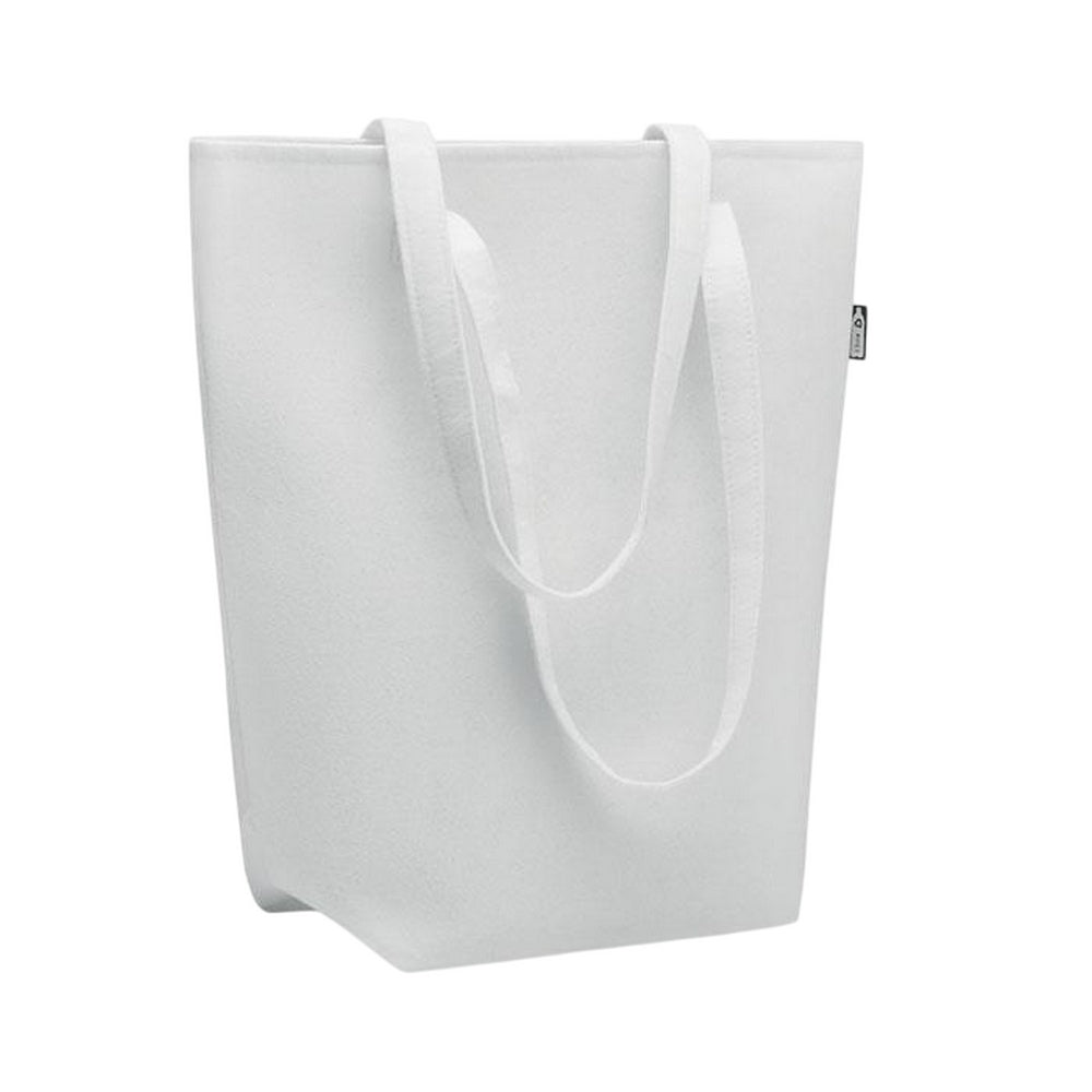 White - Lifestyle - MidOcean Nata RPET Felt Shopper Bag