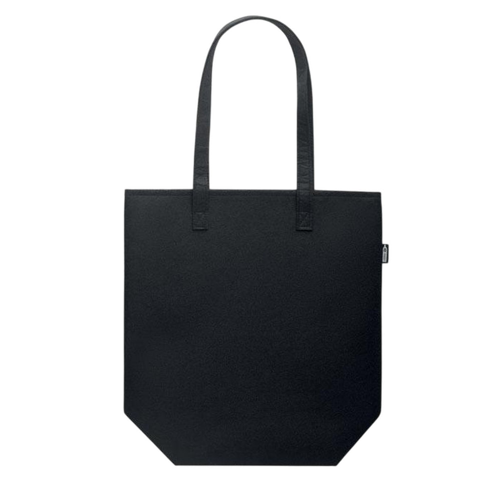 Black - Front - MidOcean Nata RPET Felt Shopper Bag