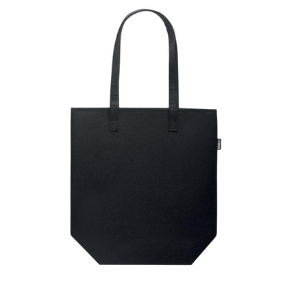 Black - Front - MidOcean Nata RPET Felt Shopper Bag