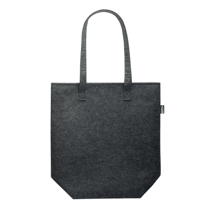 Stone Grey - Front - MidOcean Nata RPET Felt Shopper Bag