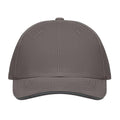 Dark Grey-Grey - Front - MidOcean Buffalo 6 Panel Baseball Cap