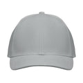 Grey - Front - MidOcean Buffalo 6 Panel Baseball Cap