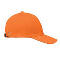 Orange - Back - MidOcean Buffalo 6 Panel Baseball Cap