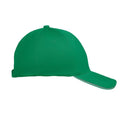 Prairie Green-White - Side - MidOcean Buffalo 6 Panel Baseball Cap
