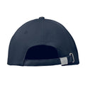 White-Dark Blue - Back - MidOcean Buffalo 6 Panel Baseball Cap
