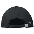 Black - Back - MidOcean Buffalo 6 Panel Baseball Cap