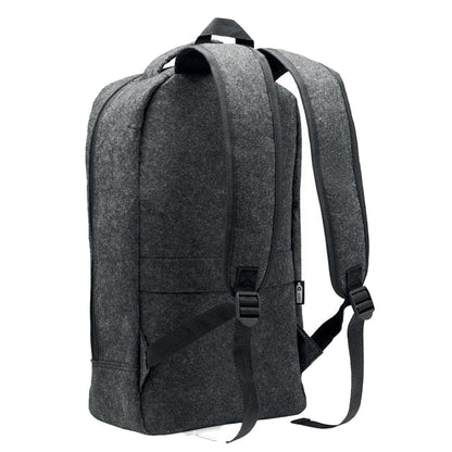 Stone Grey - Back - MidOcean Llana Laptop Backpack