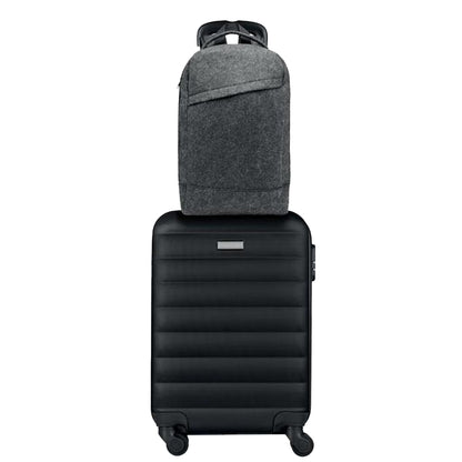 Stone Grey - Side - MidOcean Llana Laptop Backpack