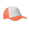 Neon Orange - Side - MidOcean Bubble Trucker Cap