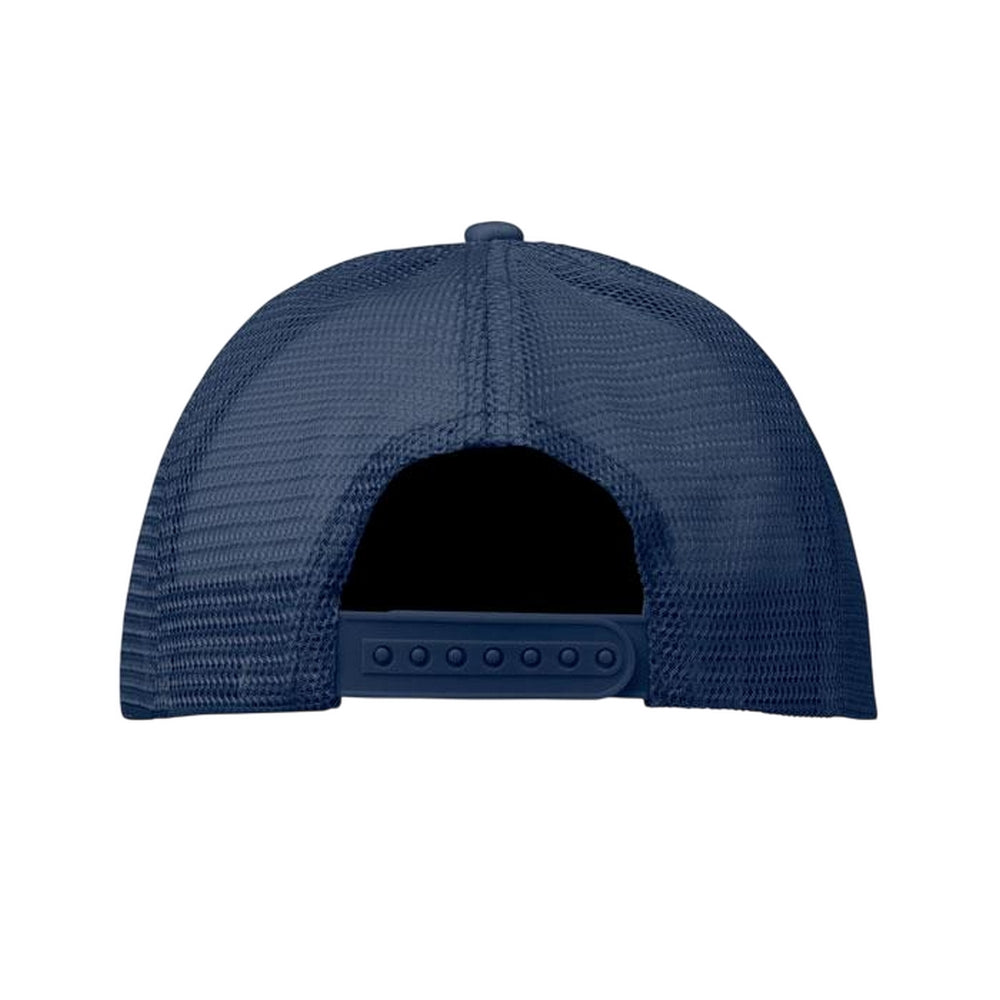 White-Dark Blue - Back - MidOcean Bubble Trucker Cap