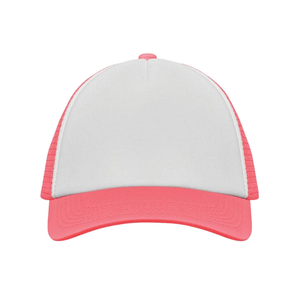 Neon Fuchsia - Front - MidOcean Bubble Trucker Cap
