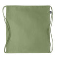 Green - Back - MidOcean Naima Hemp Drawstring Bag