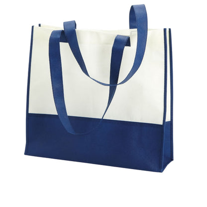 Blue - Back - MidOcean Vivi Non-Woven Shopper Bag