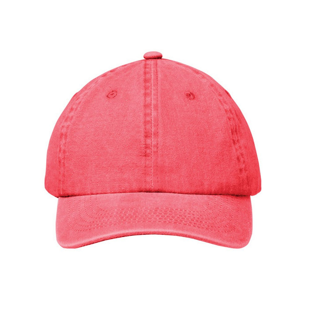 Red - Front - MidOcean Unisex Adult Beau 6 Panel Baseball Cap
