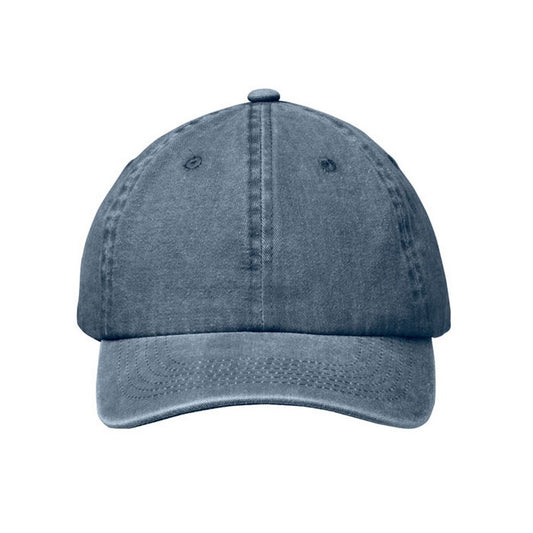 Blue - Front - MidOcean Unisex Adult Beau 6 Panel Baseball Cap
