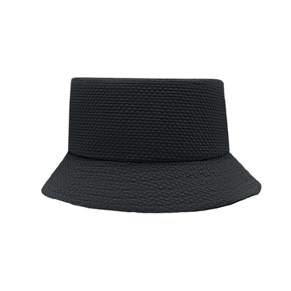 Black - Side - MidOcean Bilgola+ Paperstraw Bucket Hat