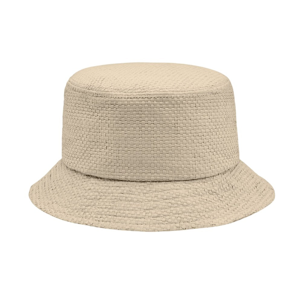 Beige - Front - MidOcean Bilgola+ Paperstraw Bucket Hat
