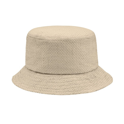 Beige - Front - MidOcean Bilgola+ Paperstraw Bucket Hat