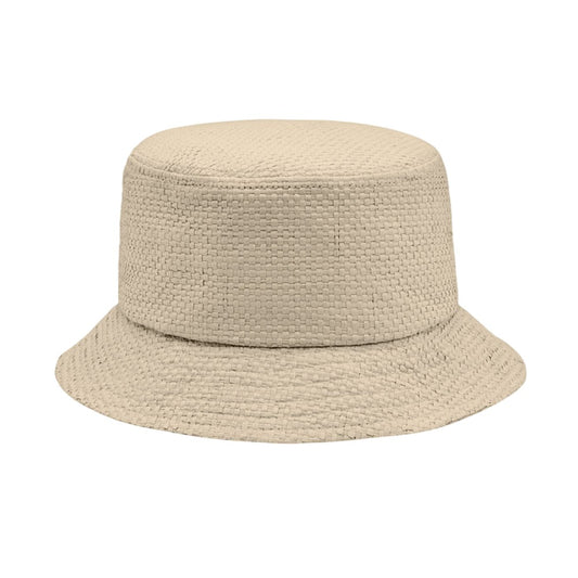 Beige - Front - MidOcean Bilgola+ Paperstraw Bucket Hat