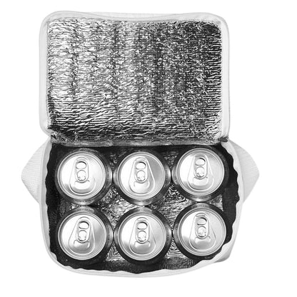White - Back - MidOcean Cubacool Can Cooler Bag