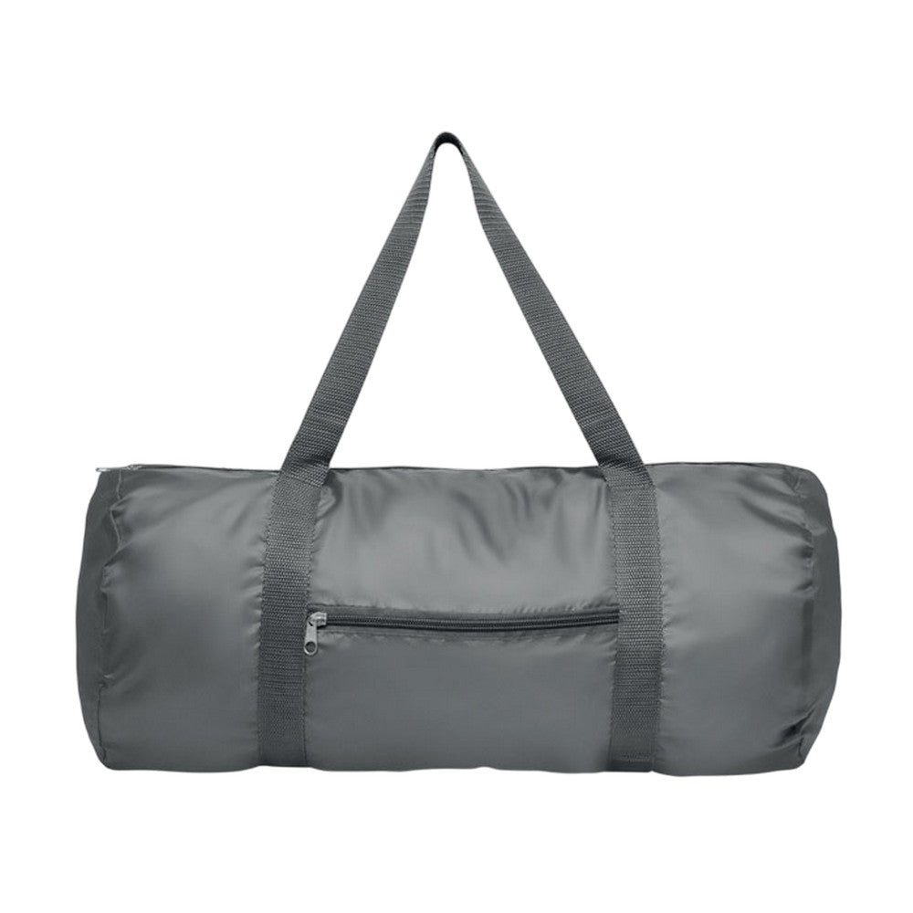 Stone Grey - Front - MidOcean Duff RPET 190T 20L Duffle Bag