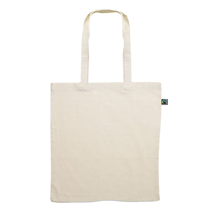 Beige - Back - MidOcean Osole Fairtrade Shopper Bag
