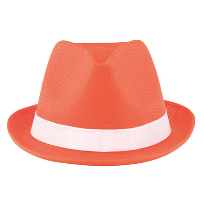 Orange - Front - MidOcean Woogie Polyester Hat
