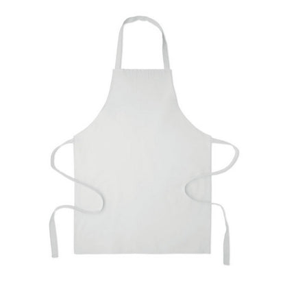 White - Front - MidOcean Sous Recycled Cotton Apron