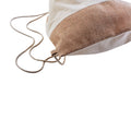 Beige - Side - MidOcean India Jute Drawstring Bag