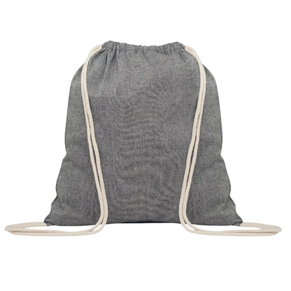 Black - Front - MidOcean Mujika Drawstring Bag