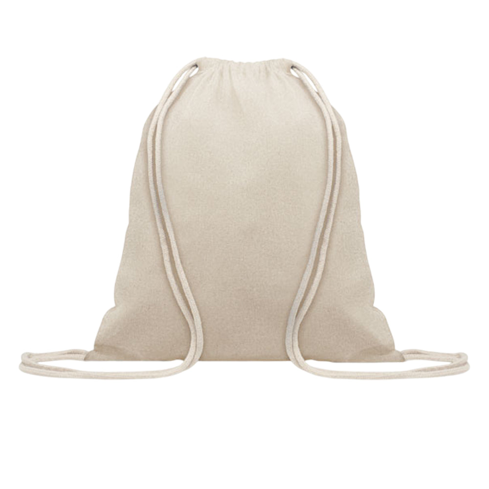Beige - Front - MidOcean Mujika Drawstring Bag