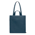 Blue - Side - MidOcean GAVE Recycled Cotton Shopper Bag