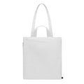 White - Side - MidOcean GAVE Recycled Cotton Shopper Bag