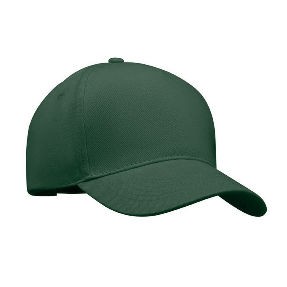 Dark Green - Front - MidOcean Singa 5 Panel Baseball Cap