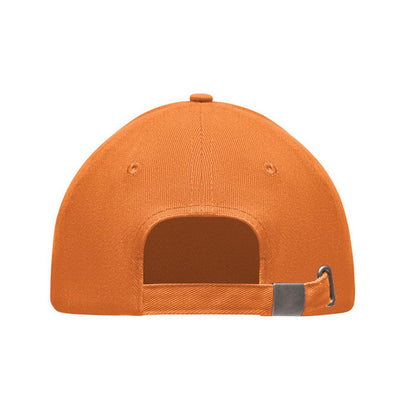 Orange - Back - MidOcean Singa 5 Panel Baseball Cap