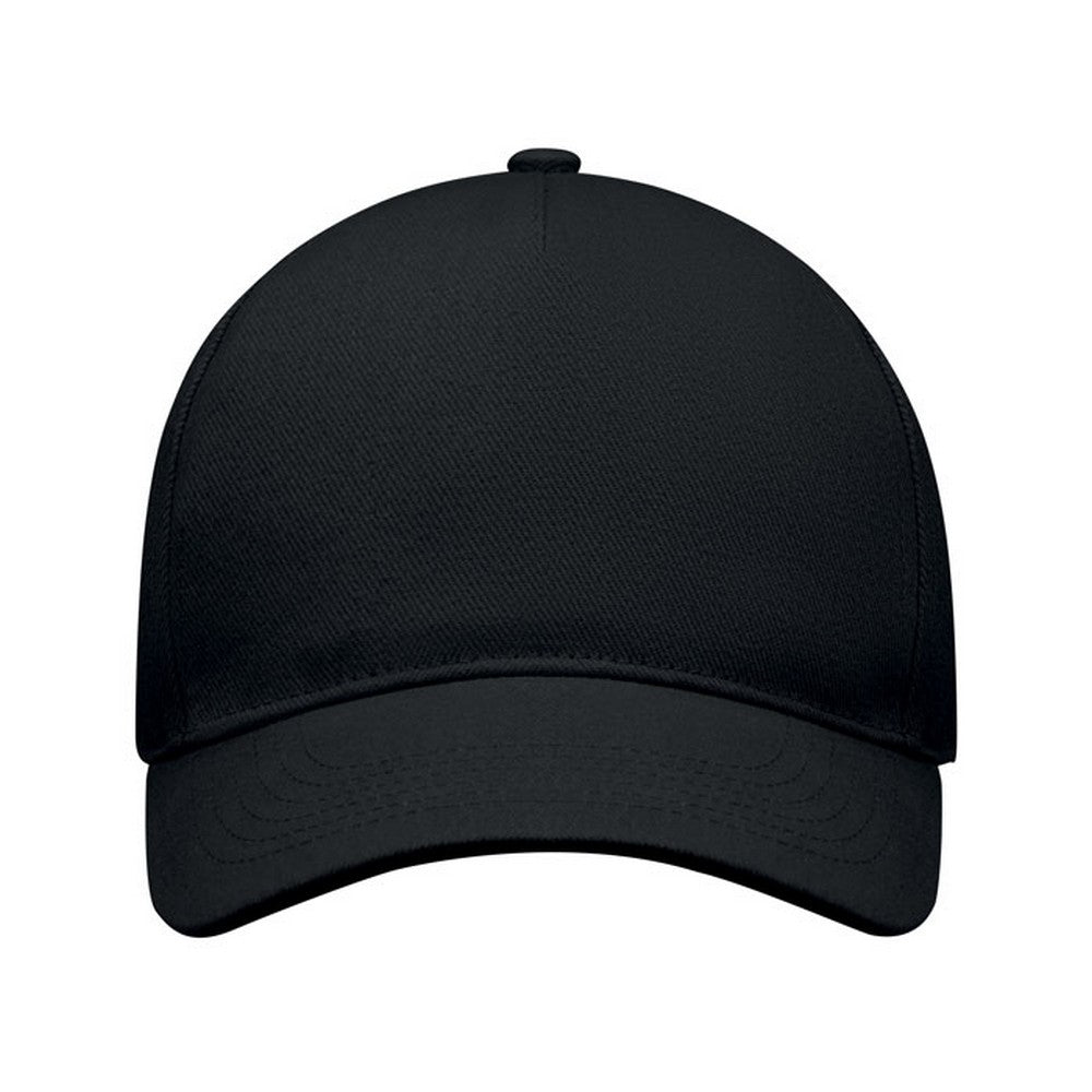 Black - Side - MidOcean Singa 5 Panel Baseball Cap