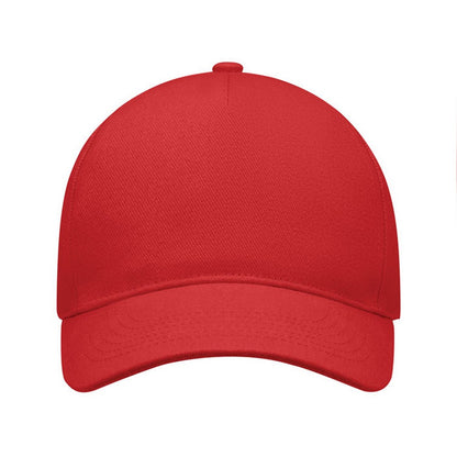 Red - Side - MidOcean Singa 5 Panel Baseball Cap