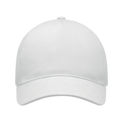 White - Side - MidOcean Singa 5 Panel Baseball Cap