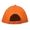 Orange - Back - MidOcean Sunny 5 Panel Baseball Cap