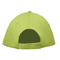 Lime - Back - MidOcean Sunny 5 Panel Baseball Cap