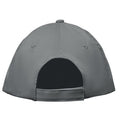 Grey - Back - MidOcean Sunny 5 Panel Baseball Cap