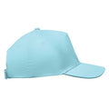 Baby Blue - Side - MidOcean Sunny 5 Panel Baseball Cap