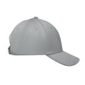 Silver - Back - MidOcean Bahamas Cotton 6 Panel Baseball Cap