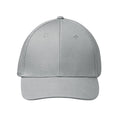 Silver - Side - MidOcean Bahamas Cotton 6 Panel Baseball Cap